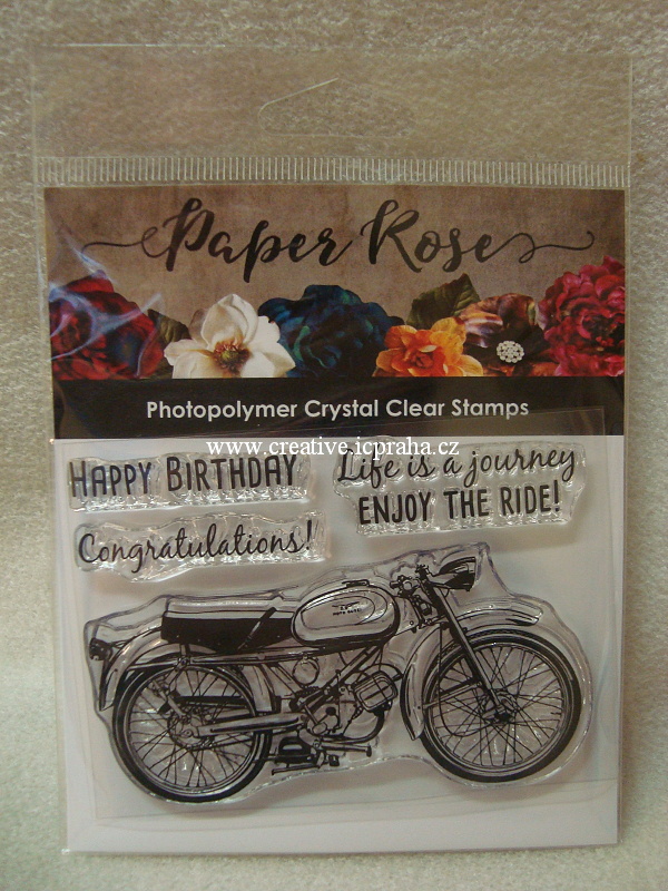 clear stamp PaperRose - Motorka Vintage